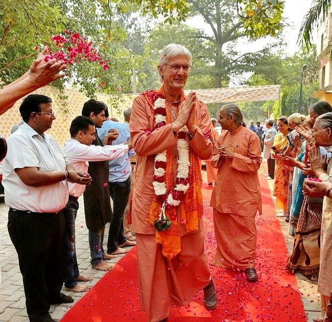 Brother Chidananda Arrival in India