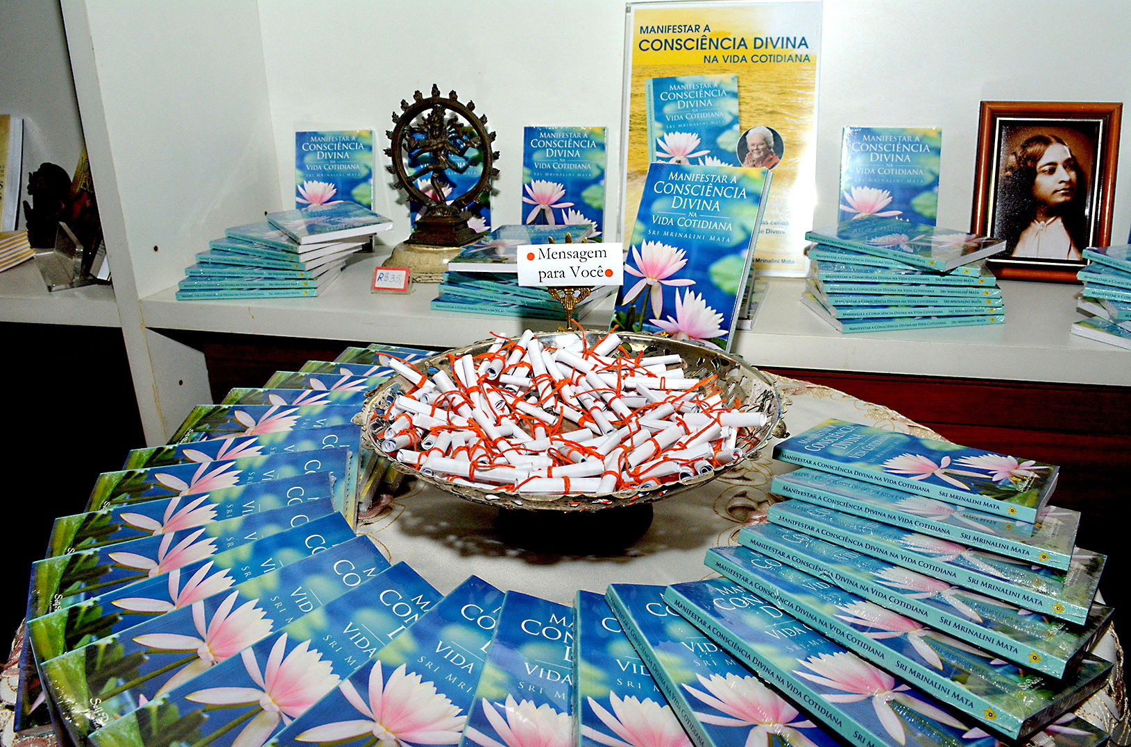 Mrinialini Mata's "Manifesting Divine Consciousness in Daily Life" is featured during the Rio de Janeiro visit.