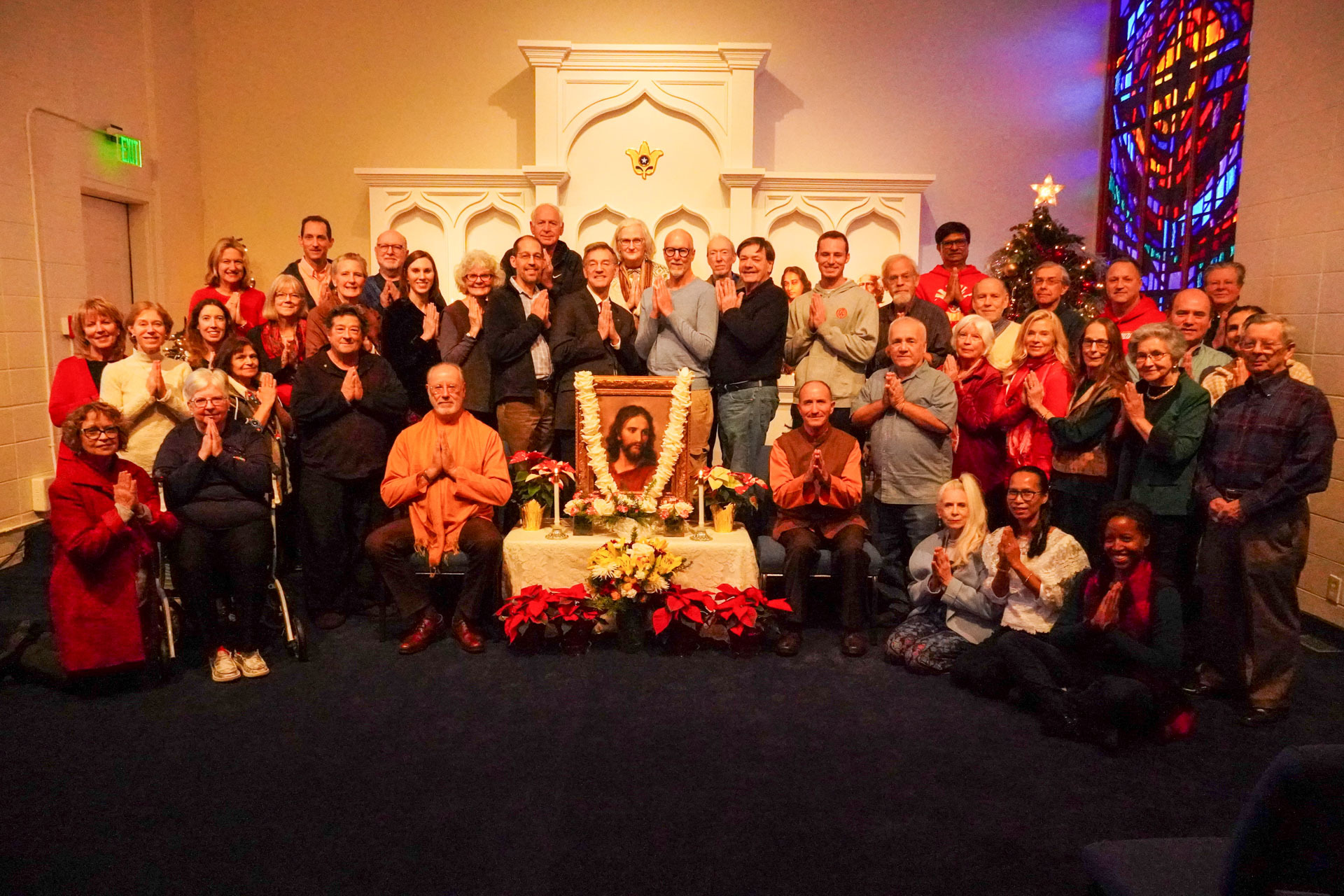 Christmas events at the Kansas City Center were conducted by Brother Kalyanananda and Brother Maitrimoy.