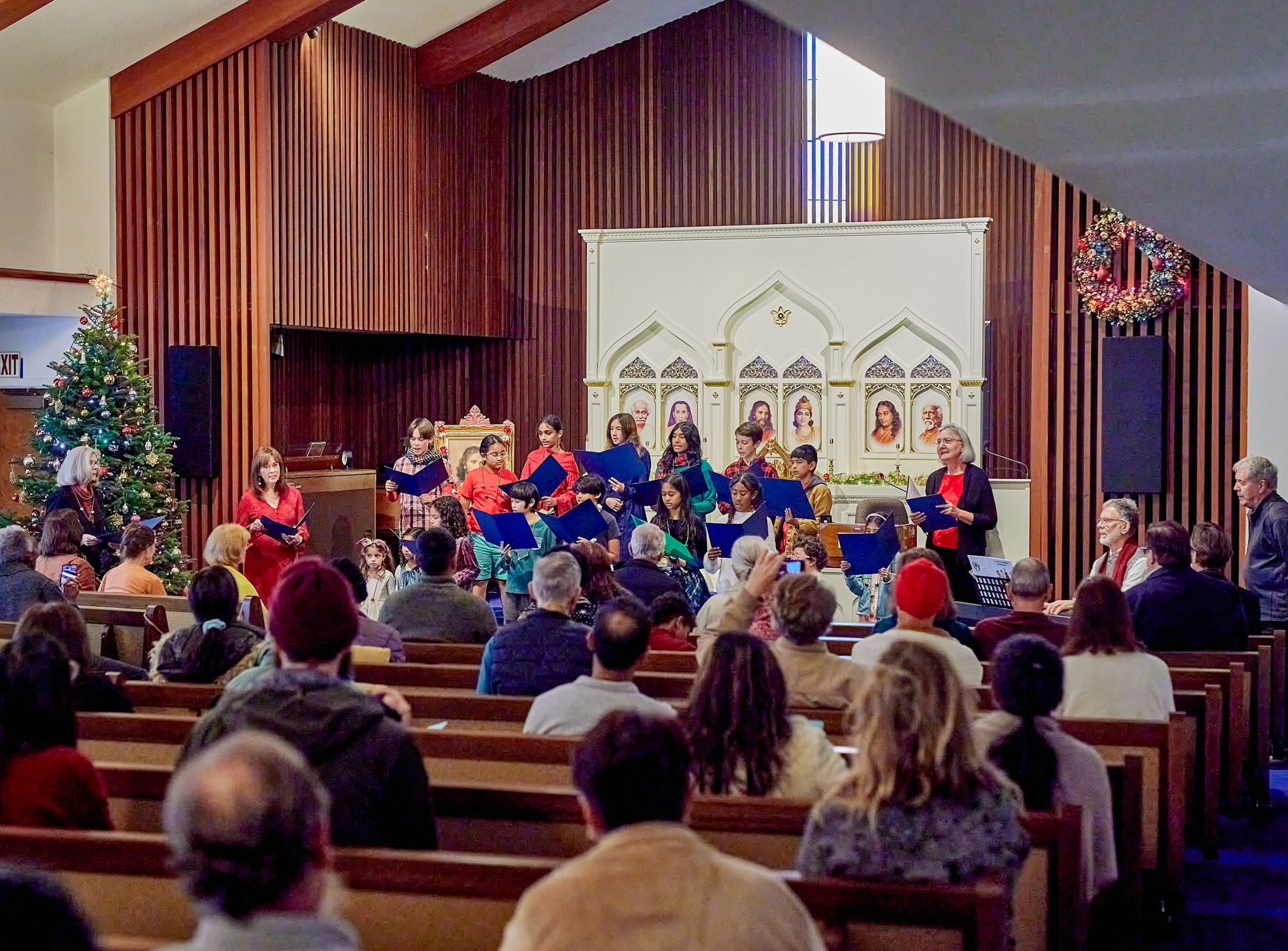 A Christmas program was presented by the Sacramento Center Sunday school.