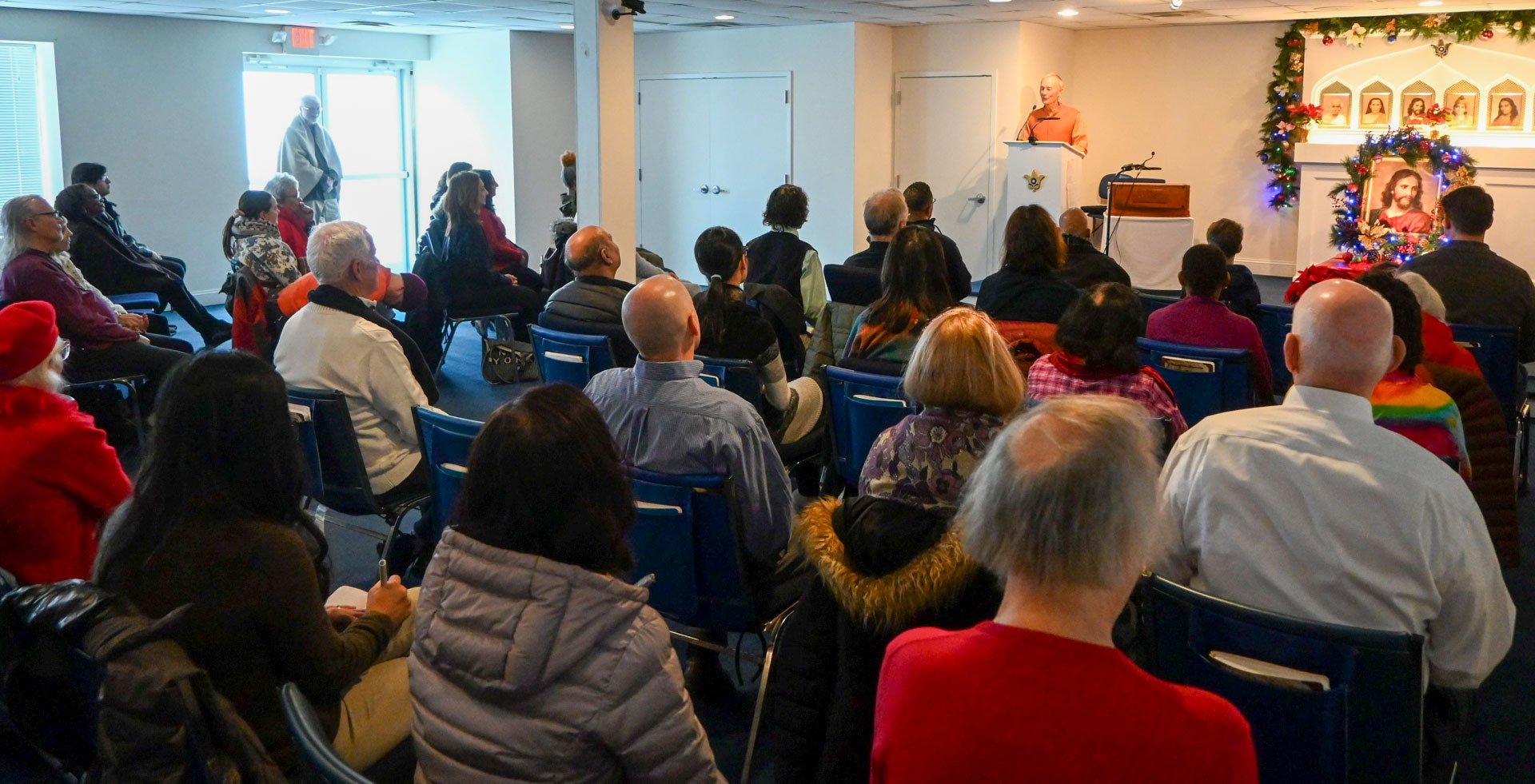 Christmas events at the Washington D.C. Center were conducted by Brother Sarvananda and Brother Sakhyananda.