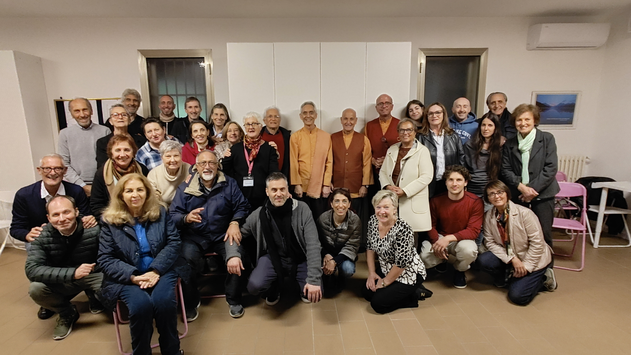 While in Abano Terme, the monks also visited members in the nearby Padua Meditation Group.