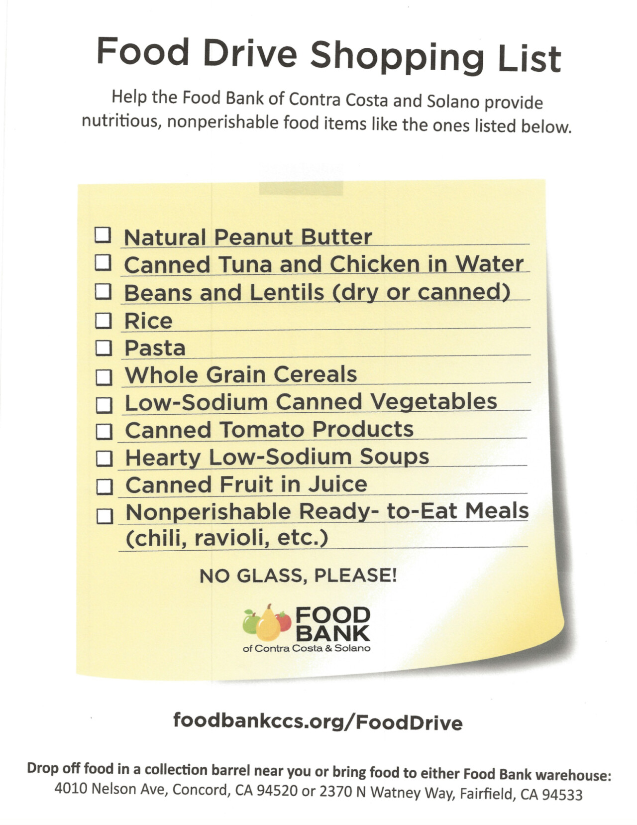 2024 Bay Area Temple Food Bank List sj