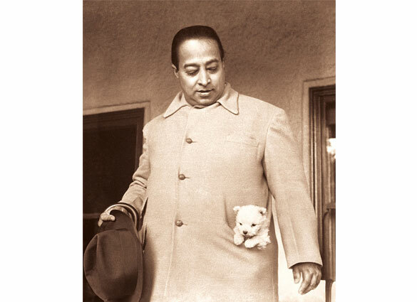 Paramahansa Yogananda With Puppy blog landing page