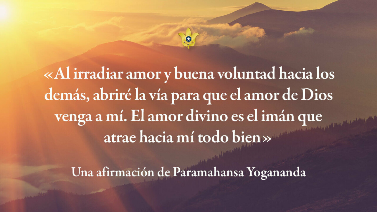 Affirmation Card Radiate Love and Goodwill Spanish