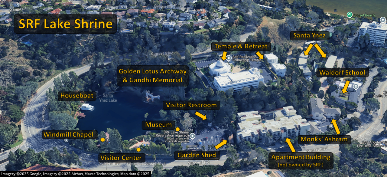 Lake Shrine Annotated Map