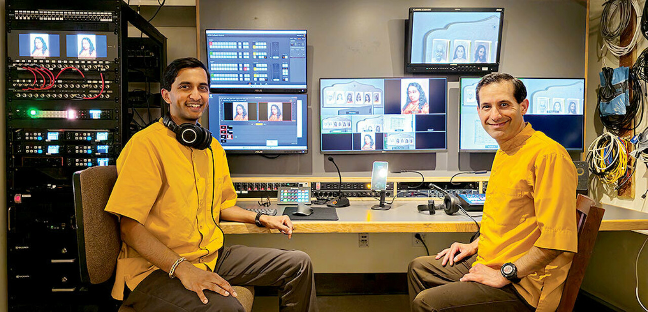 SRF Monks with New AV station