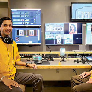 SRF Monks with New AV station